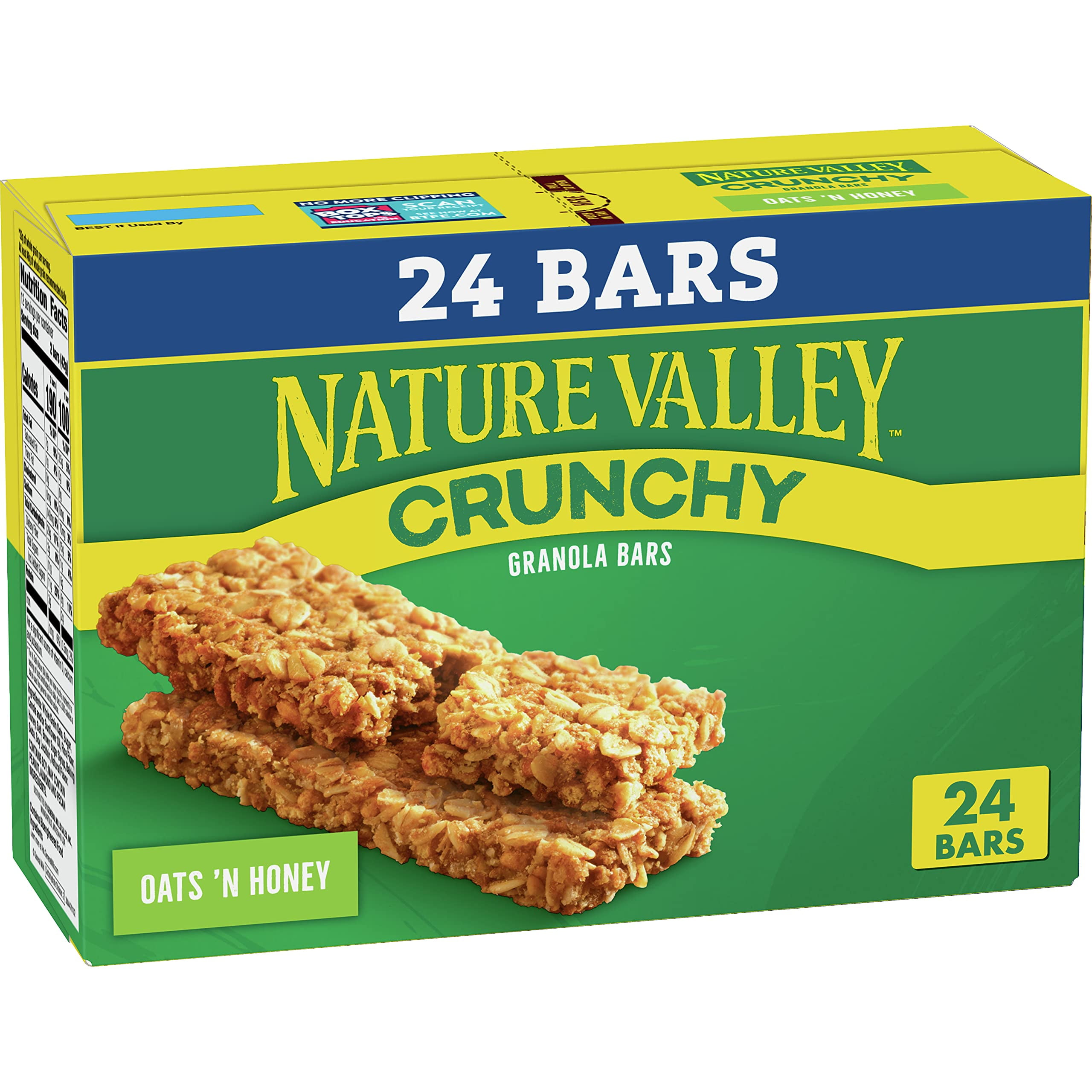 Nature Valley Crunchy Granola Bars, Oats ,N Honey, 1.49 Oz, 12 Ct