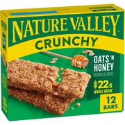 Nature Valley Crunchy Granola Bars, Oats 'n Honey, 12 Count, 8.94 oz (6 Pouches)