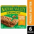 thumbnail image 1 of Nature Valley Crunchy Granola Bars, Peanut Butter, 12 Bars, 8.94 OZ (6 Pouches) - Pack of 2, 1 of 5