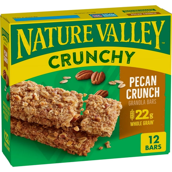 Nature Valley Crunchy Granola Bars, Pecan Crunch, 12 Bars, 8.94 OZ (6 Pouches)