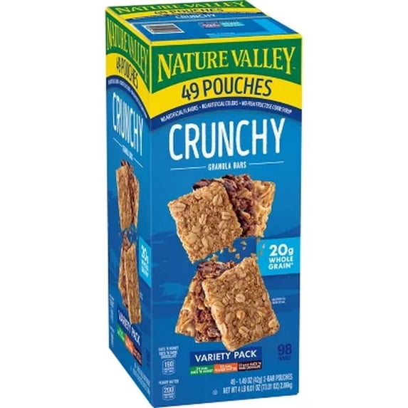 nature valley crunchy granola bars vp 49 ct