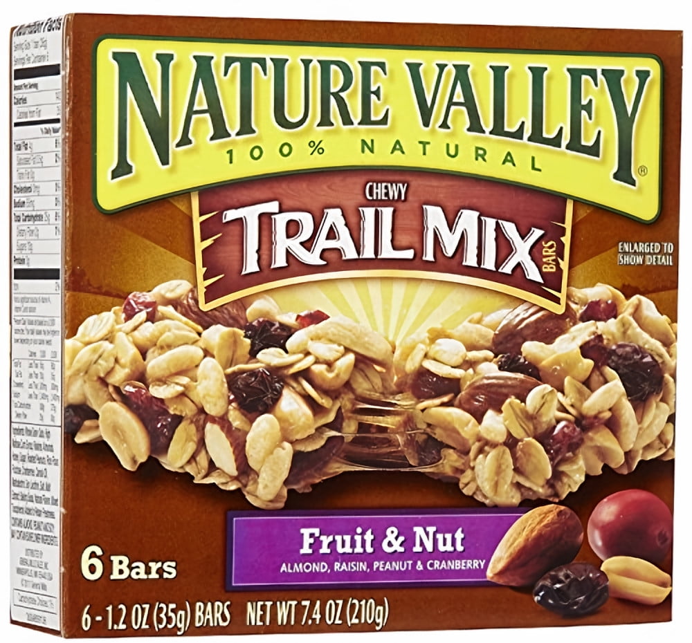 Nature Valley Fruit & Nut Chewy Granola Bars Trail Mix (Pack of 12)
