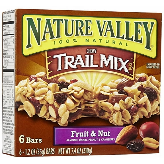 Nature Valley Fruit & Nut Chewy Granola Bars Trail Mix (Pack of 4)