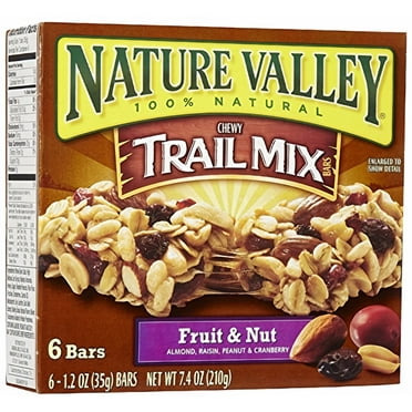 Nature Valley Fruit & Nut Chewy Granola Bars Trail Mix (Pack of 5)