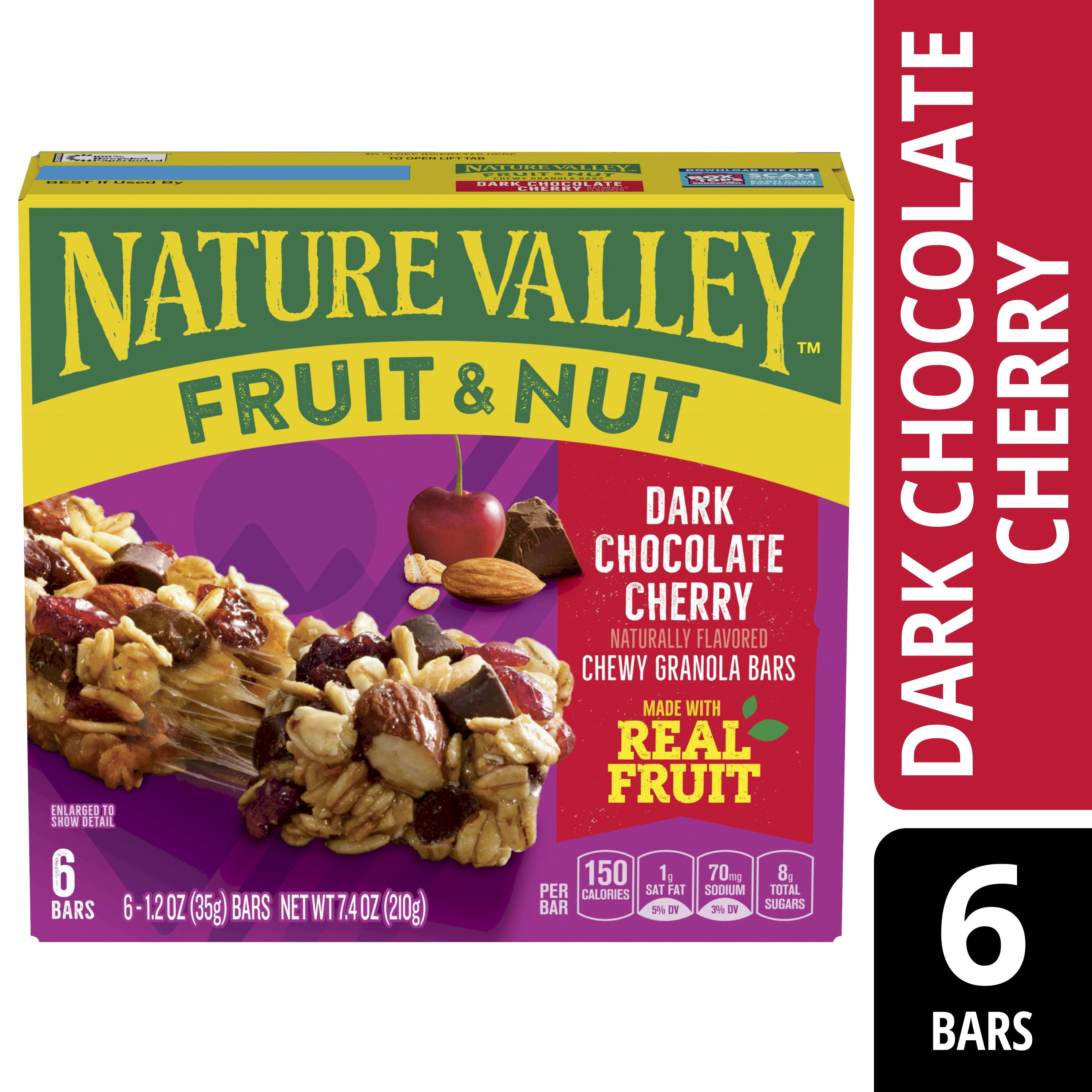 6-Count Nature Valley Fruit and Nut Granola Bars (Dark Chocolate Cherry)