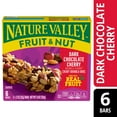thumbnail image 1 of Nature Valley Fruit and Nut Granola Bars, Dark Chocolate Cherry, 6 Ct, 7.4 oz, 1 of 5