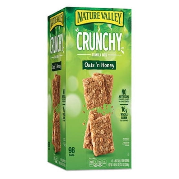 Nature Valley Granola Bars, Oats And Honey, 1.5 Oz Bar, 49/carton GEM12942