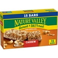 thumbnail image 1 of Nature Valley Granola Bars, Sweet And Salty Nut, Cashew, 1.2 Oz, 15 Ct, 1 of 2
