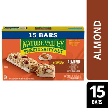 Nature Valley Sweet and Salty Nut Granola Bars, Almond, 15 Bars, 18 oz
