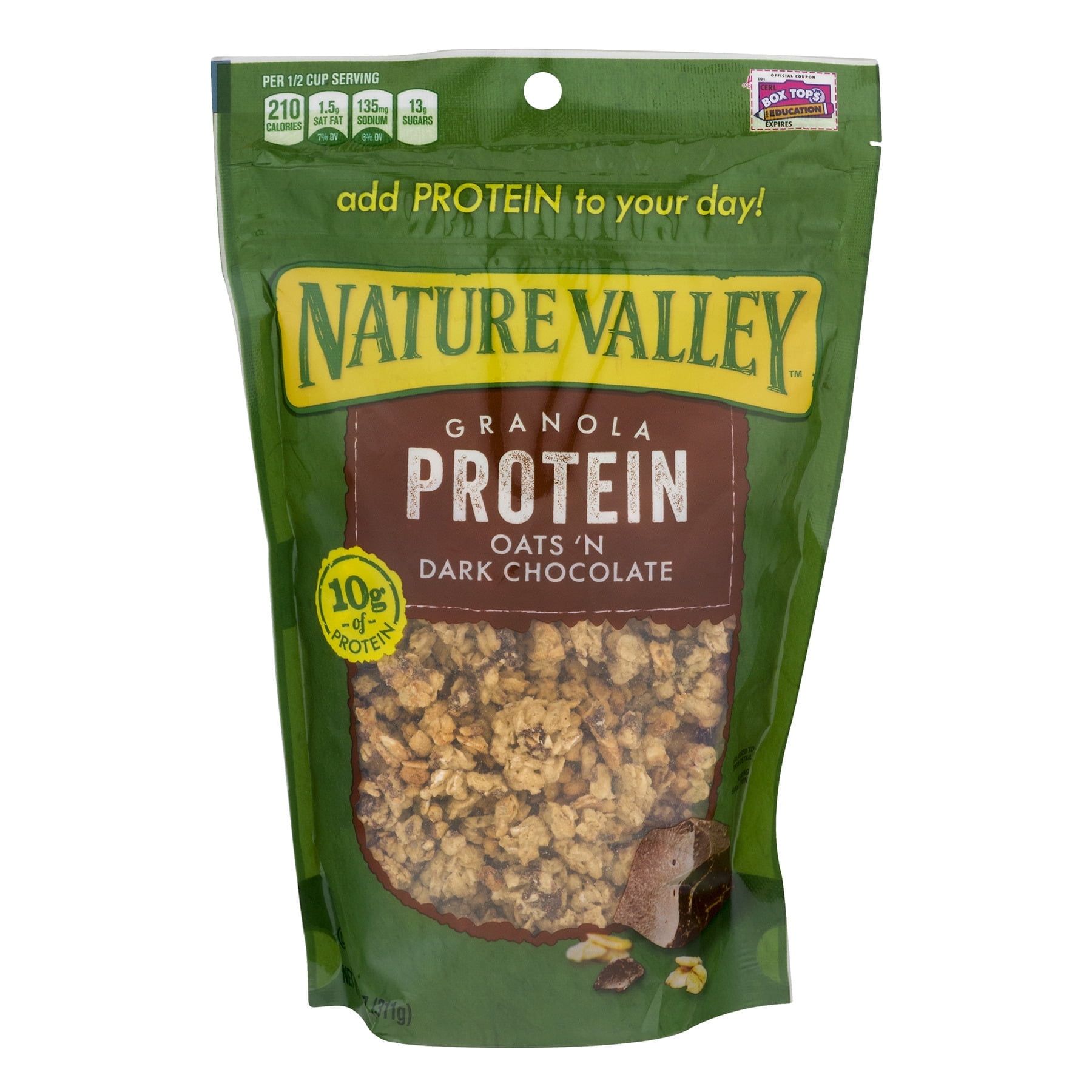 Nature Valley Granola, Protein, Oats N' Dark Chocolate, Crunchy Granola