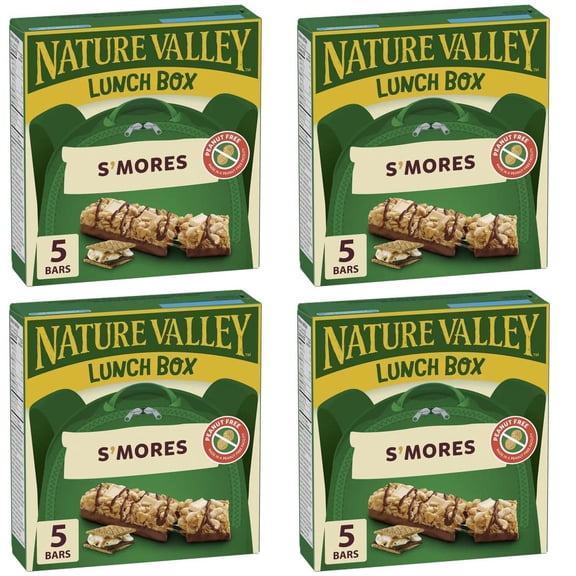 Nature Valley Lunchbox S'Mores Granola Bars, 5 ct, 130g (4 Pack)