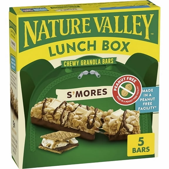 Nature Valley Lunchbox S'mores Chewy Granola Bars 4.6 oz (Pack of 3)