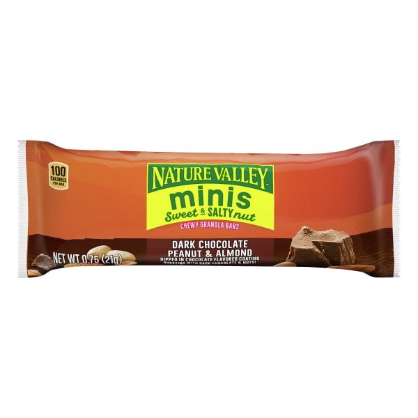 Nature Valley Mini Granola Bars, Sweet & Salty, Dark Chocolate Peanut