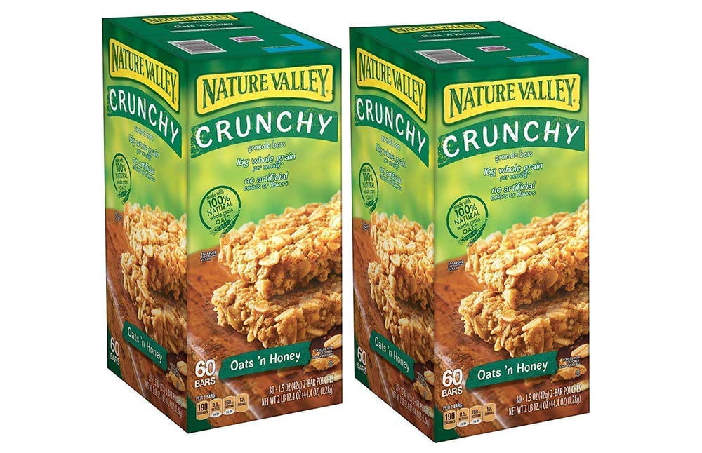 Nature Valley Oats 'N Honey Granola Bars, 60 Bars (2 Boxes)