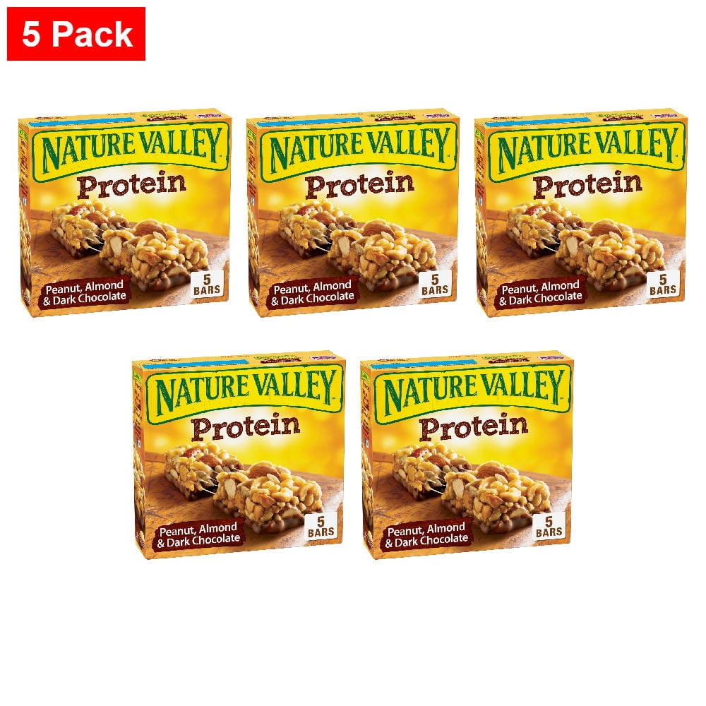 Nature Valley Peanut Almond & Dark Chocolate Chewy Granola Bars 5 ct / 1.42 oz - 5 Pack