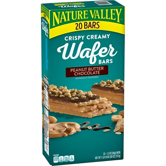 Nature Valley Peanut Butter Chocolate Wafer Bar, 20 ct.