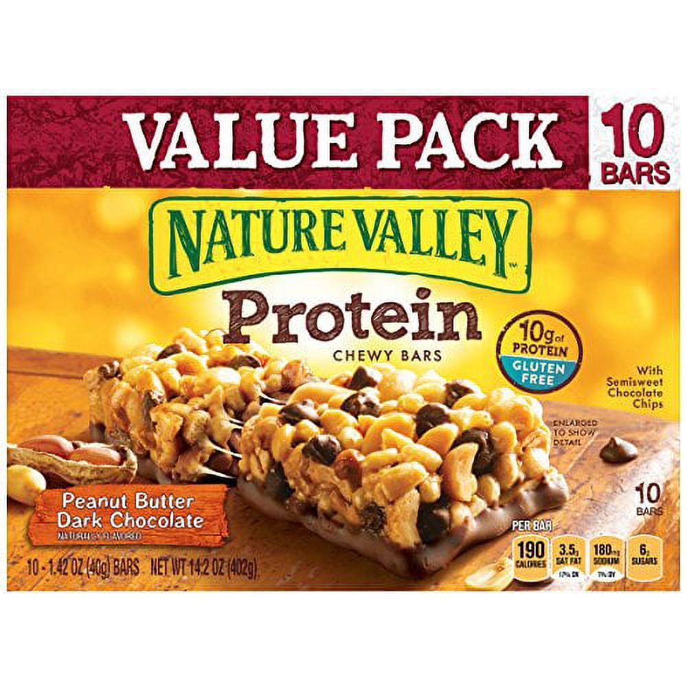 Nature Valley Peanut Butter Dark Chocolate Protein Chewy Bars 14.2oz
