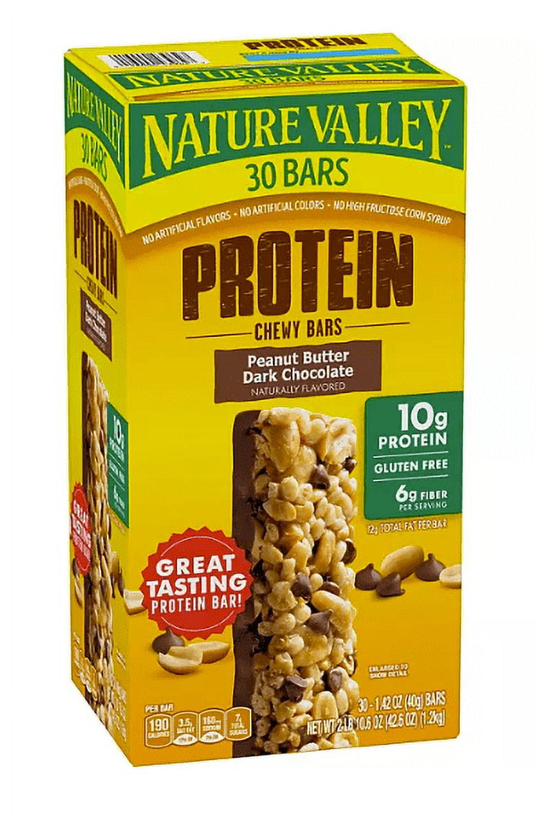 Nature Valley Peanut Butter Dark Chocolate Protein Chewy Bars (30 pk