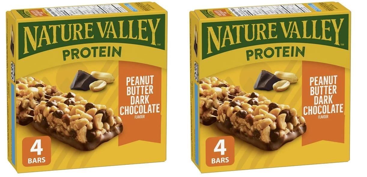 Nature Valley Peanut Butter Dark Chocolate Protein Granola Bars, 148g (2 Pack)