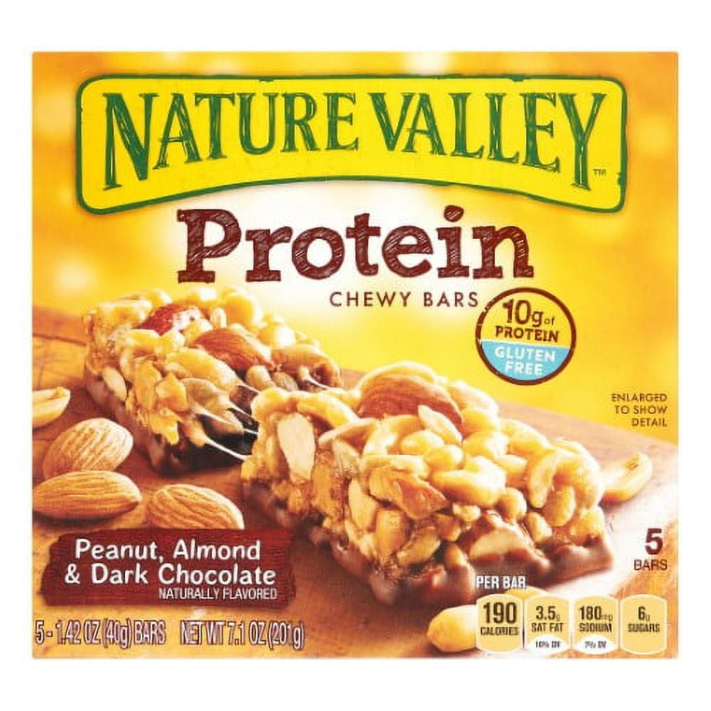 Nature Valley Protein Peanut, Almond & Dark Chocolate Chewy Bars