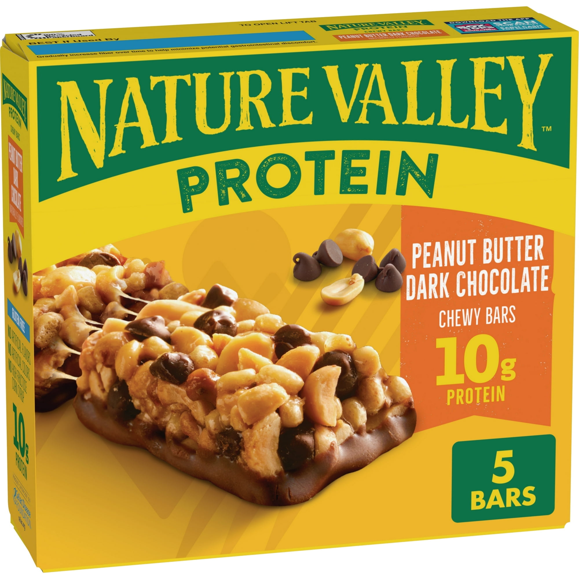 Nature Valley Protein Granola Bars, Peanut Butter Dark Chocolate, 5