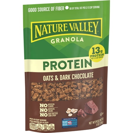 Nature Valley Protein Oats and Dark Chocolate Granola Pouch, 11 oz