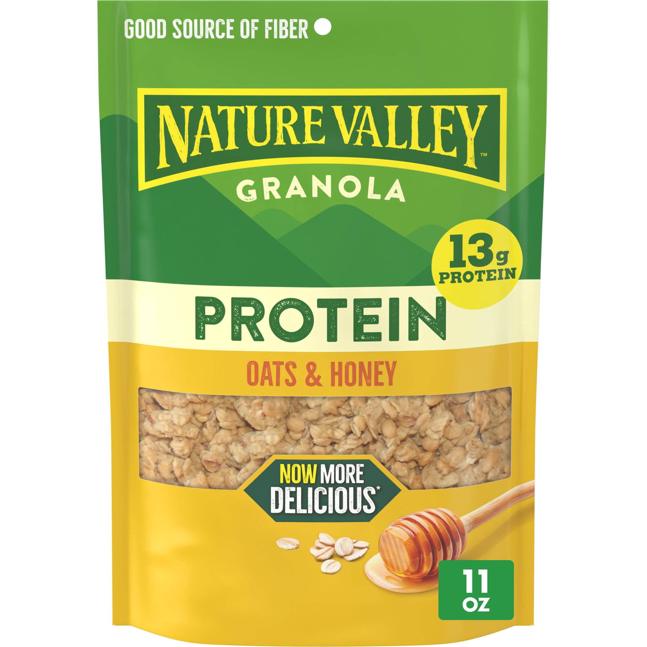 Nature Valley Protein Oats and Honey Granola Pouch, 11 oz