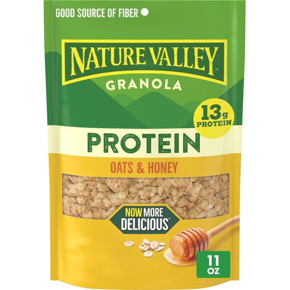 Nature Valley Protein Oats and Honey Granola Pouch, 11 oz