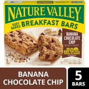Nature Valley Banana Chocolate Chip Soft Baked Breakfast Bars (5 Bars)
