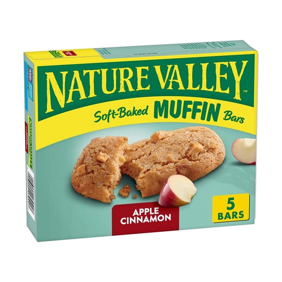 Nature Valley Soft-Baked Muffin Bars Apple Cinnamon (Pack of 16)
