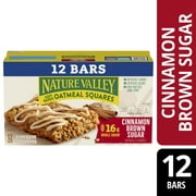 Nature Valley Soft-Baked Oatmeal Squares, Cinnamon Brown Sugar, 12 ct, 14.88 OZ