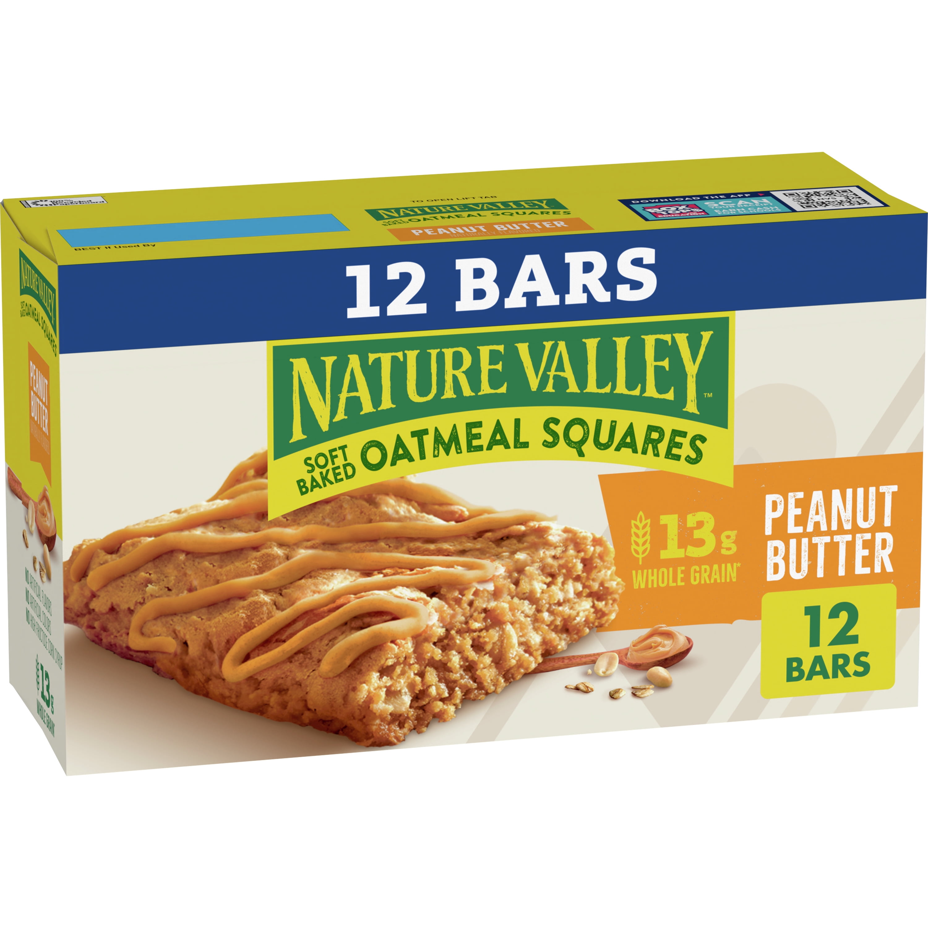 Nature Valley SoftBaked Oatmeal Squares, Peanut Butter Breakfast