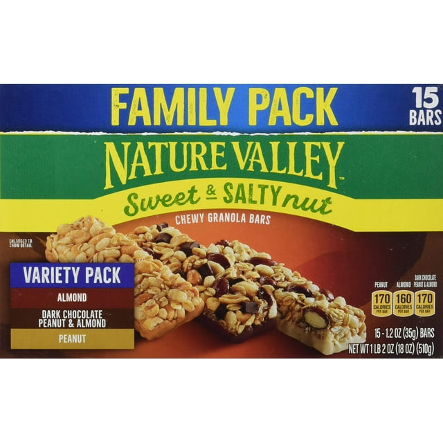 Nature Valley Sweet & Salty HYZ01 Nut Peanut Almond Dark Chocolate