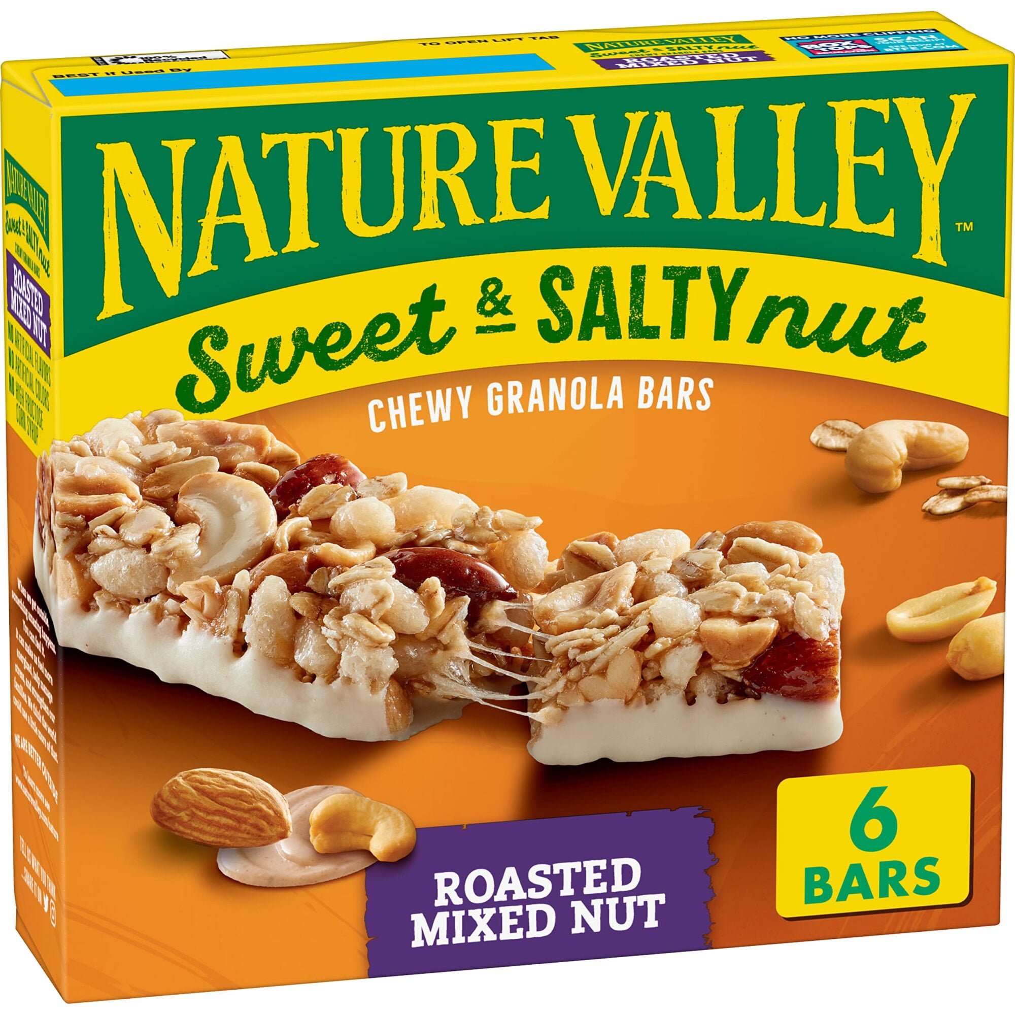 Nature Valley Sweet & Salty Nut Granola Bar Roasted (Pack of 5)