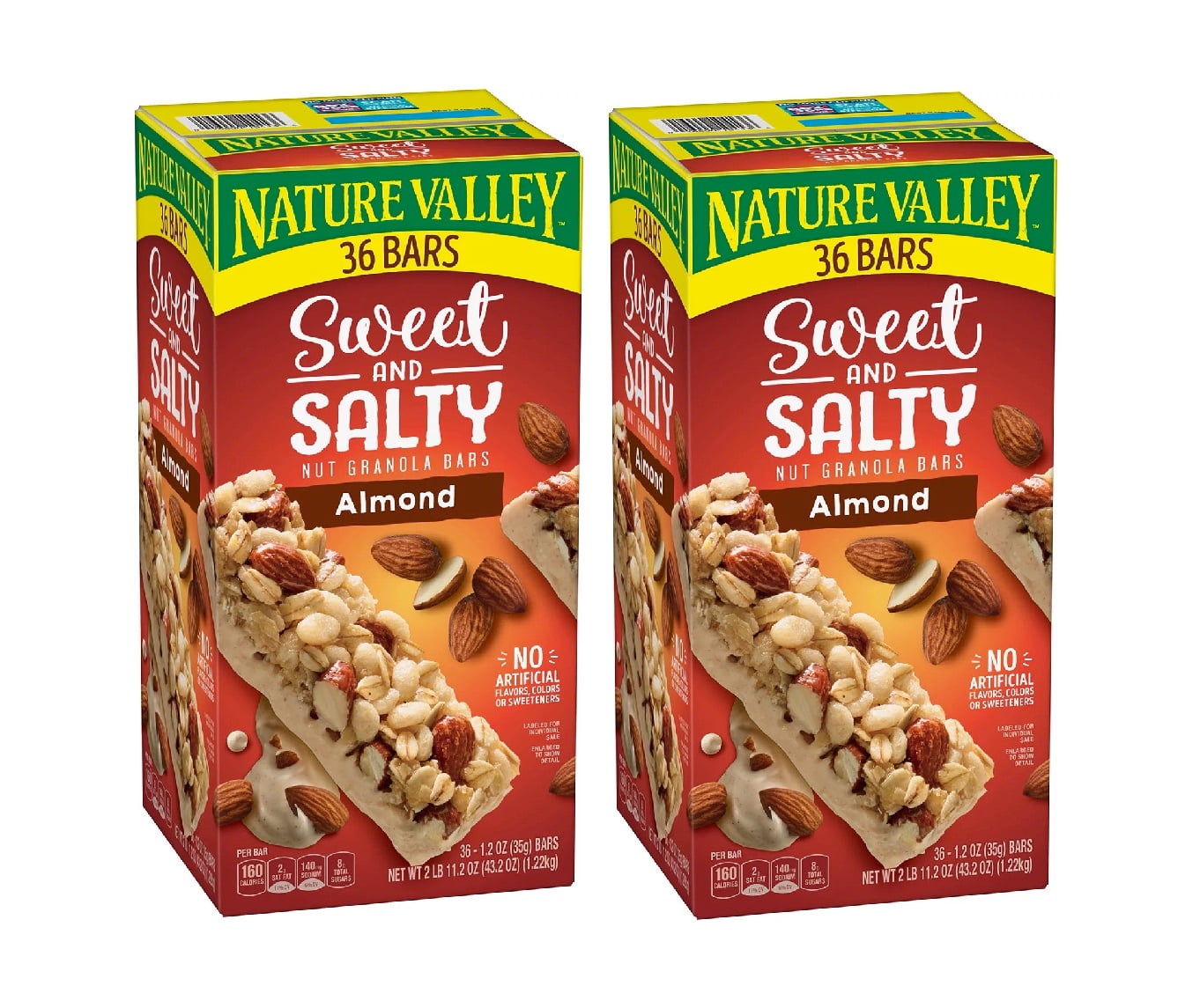 Nature Valley Sweet and Salty Nut Almond Granola Bars (36 ct.) 2PK