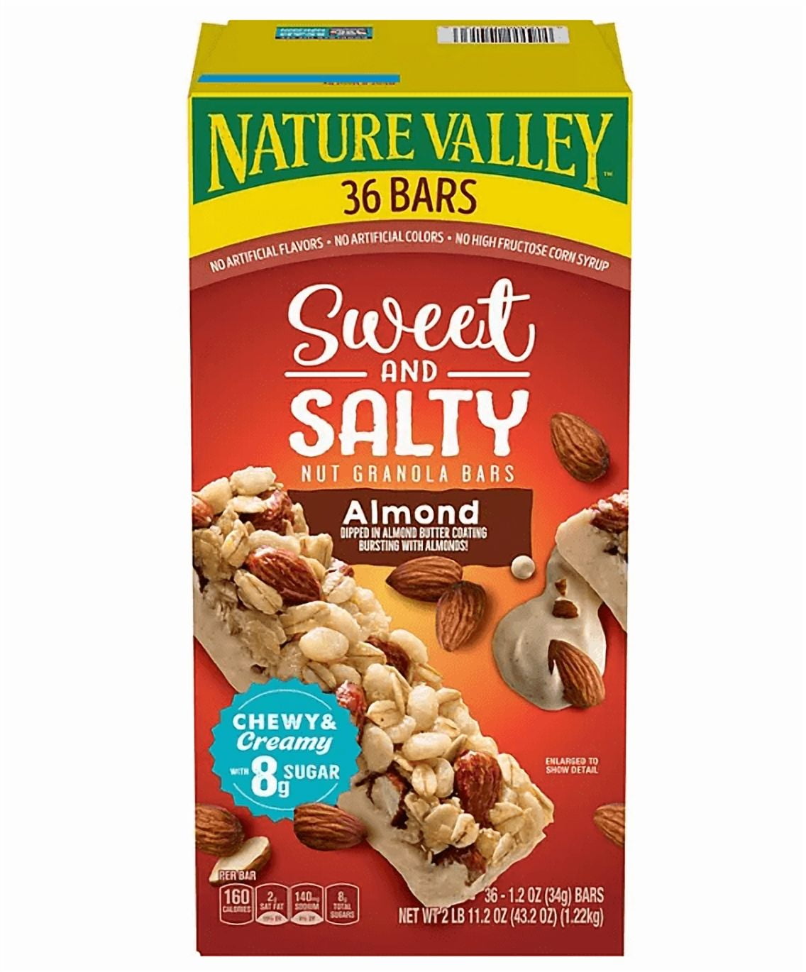 Nature Valley Sweet and Salty Nut Almond Granola Bars, 36 ct.