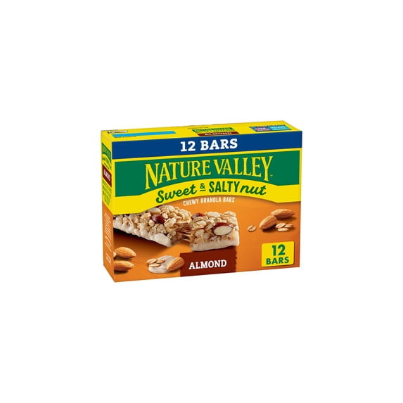 Nature Valley Sweet and Salty Nut Bar, Almond, Value Pack (Pack of 16)