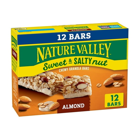 Nature Valley Sweet and Salty Nut Bar, Almond, Value Pack (Pack of 2)