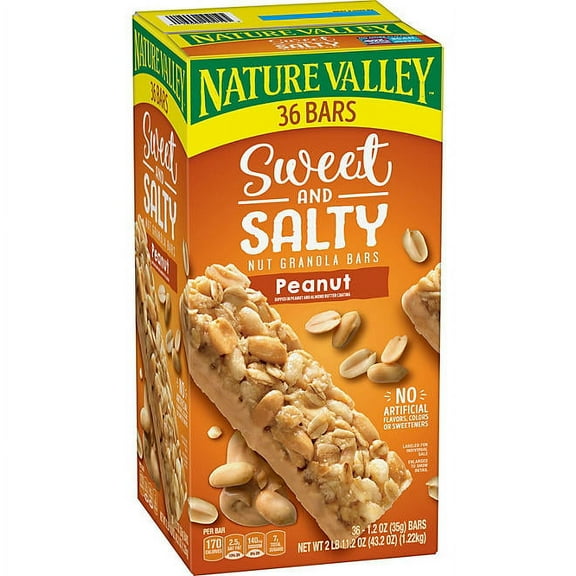 Nature Valley Sweet and Salty Nut Peanut Granola Bars (36 ct.)