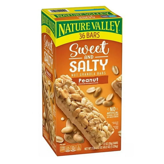 Nature Valley Sweet and Salty Nut Peanut Granola Bars (36 ct.)