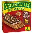 thumbnail image 1 of Nature Valley Crispy Creamy Wafer Bar, Peanut Butter Chocolate, 4g Protein, 5 Bars, 6.5 oz, 1 of 15