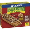 thumbnail image 1 of Nature Valley Wafer Bars, Peanut Butter Chocolate Flavored Snacks, 10 Bars, 13 OZ, 1 of 9