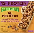 thumbnail image 1 of Nature Valley XL Protein Granola Bars, Salted Caramel Dark Chocolate, 7 ct, 1 of 9