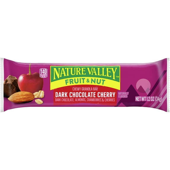 Nature Valley(tm) Dark Chocolate Cherry Trail Mix Chewy Granola Bar