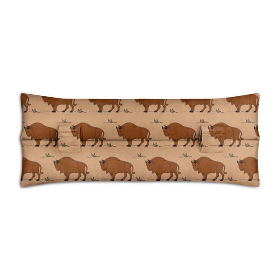 Nature Vibe Post Surgery Seatbelt Pillow - Grassland Cow Design Chest Protector for Heart Surgery Patients