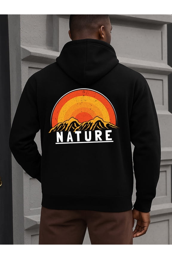 Nature Vibes Hoodie hoodies Camping men funny hoodies black Comfy Loose Drawstring Trendy Hooded Pullover,Clothing For Autumn Winter winter funny cute Unique Design Unisex hoodie