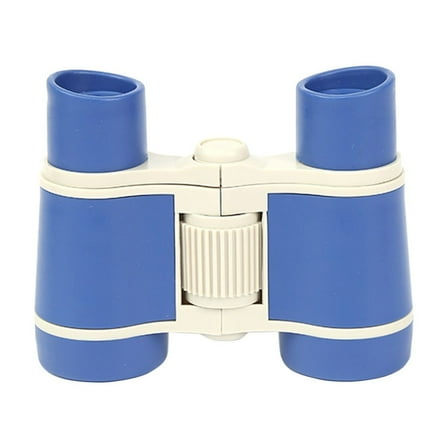 Nature Viewer​​ Kids 4x30 Binoculars, 4x4x1 Inch Lightweight OutdoorTool with Focus Wheel, Purple Green Blue​ Birdwatching Tool​​