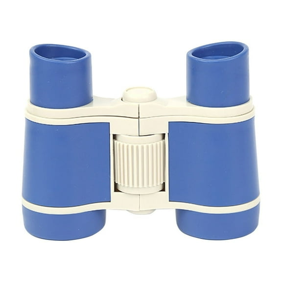 Nature Viewer Kids 4x30 Binoculars, 4x4x1 Inch Lightweight OutdoorTool with Focus Wheel, Purple Green Blue Birdwatching Tool