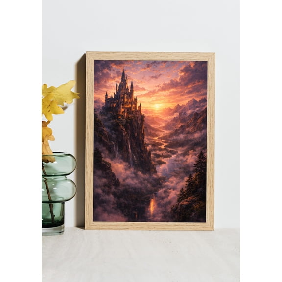 Nature Wall Art Bundle 10 Landscape Posters Ai Generated Poster , Poster Print Only