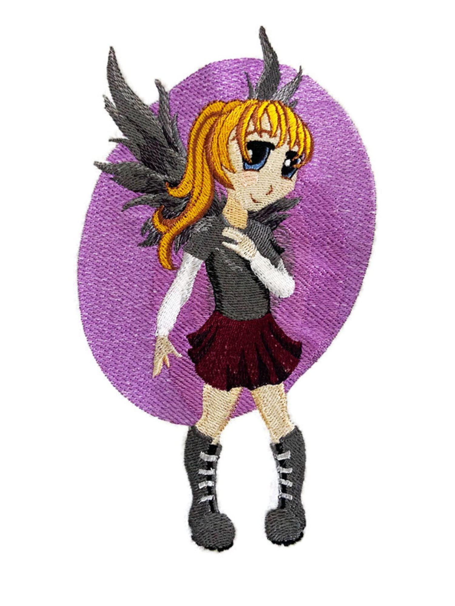 Nature Weaved in Threads, Amazing Fairy Anime [Wynne Fairy ][Custom and Unique] Embroidered Iron on/Sew Patch (4.57" x 7.81") [Made in USA]